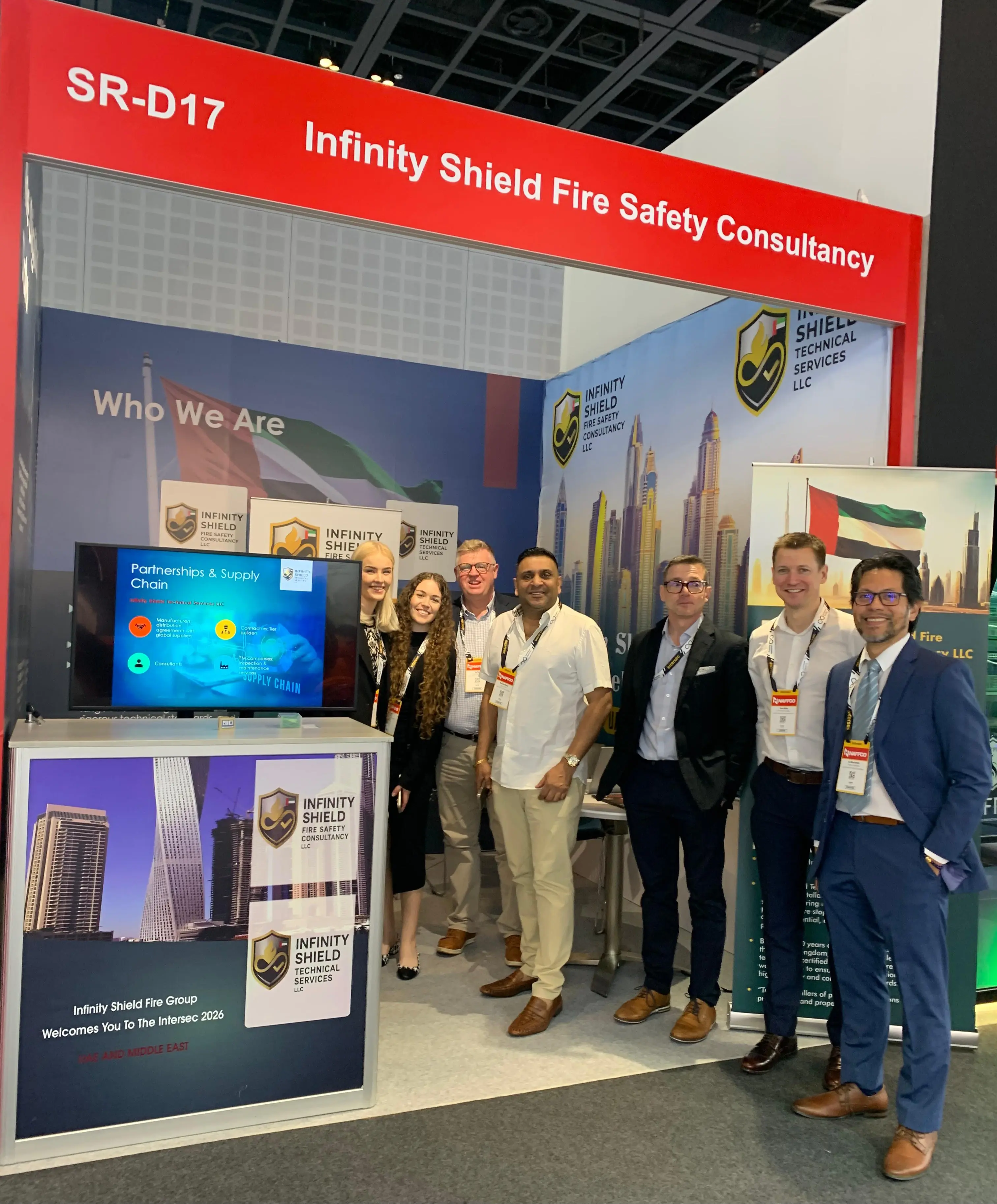 Infinity Shield team at Intersec 2026